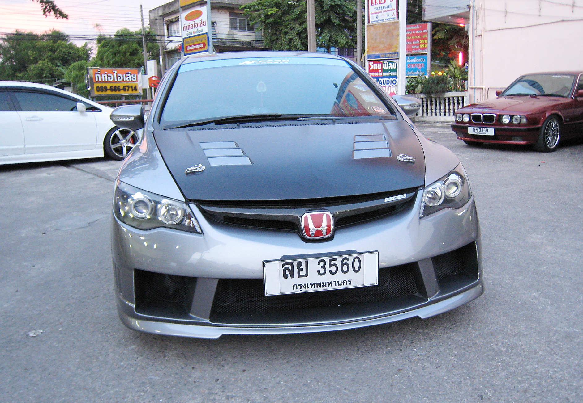 ชุดแต่ง Civic FD 2006-2011 ฝากระโปรงหน้าType R